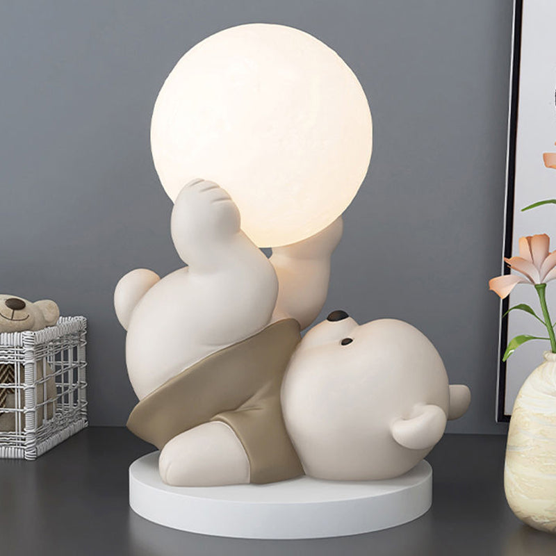 MaanBeer Glow | Aanraakgevoelige Teddybeer Lamp