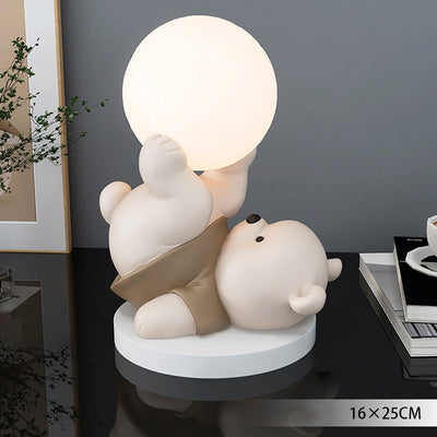 MaanBeer Glow | Aanraakgevoelige Teddybeer Lamp