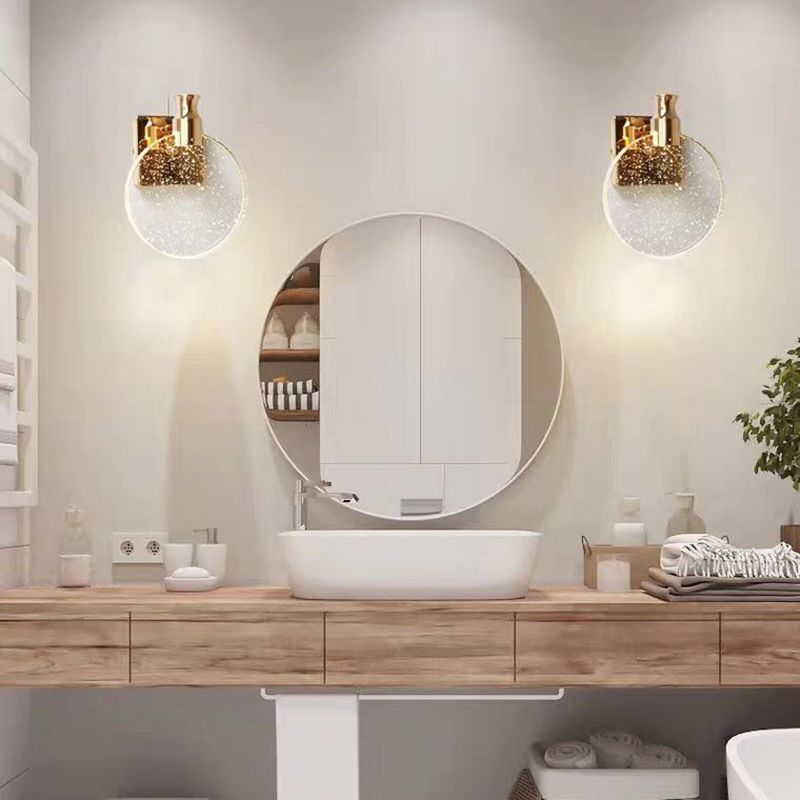 LuxeGoud Kristal Wandlamp voor Slaapkamer en Eetkamer