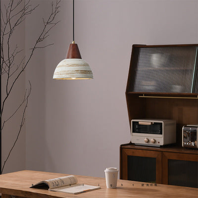 Wazor Nordic LED Hanglamp Metaal/Keramiek/Hout Slaapkamer