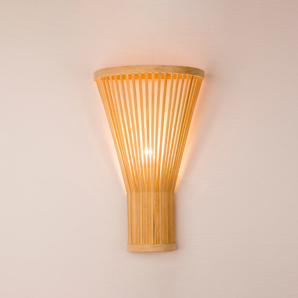 RattanLicht LED Wandlamp voor Binnentrappen en Woonkamers