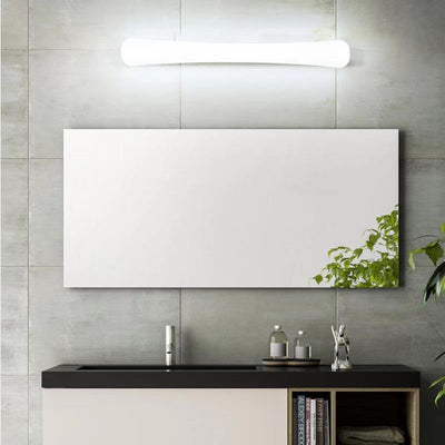 Ledge Minimalistische Wandleuchte Linear, Wit, Badkamer, Acryl