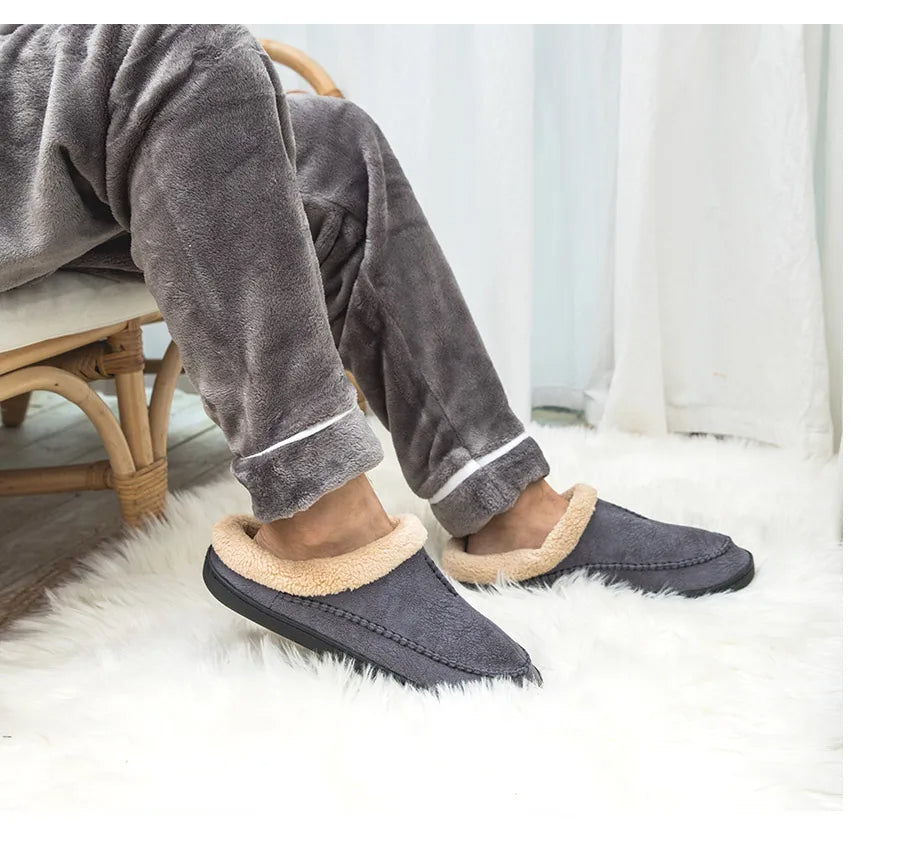 Slipper aus Wildleder | Ultrabequeme Hausschuhe