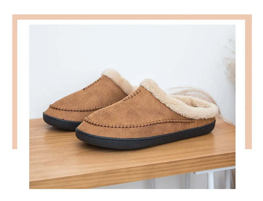 Slipper aus Wildleder | Ultrabequeme Hausschuhe