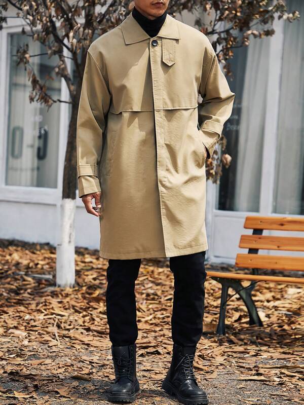 Beige Trenchcoat voor Heren | Daniel