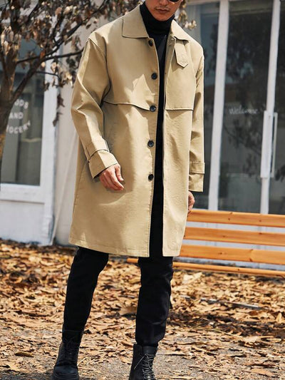 Beige Trenchcoat voor Heren | Daniel