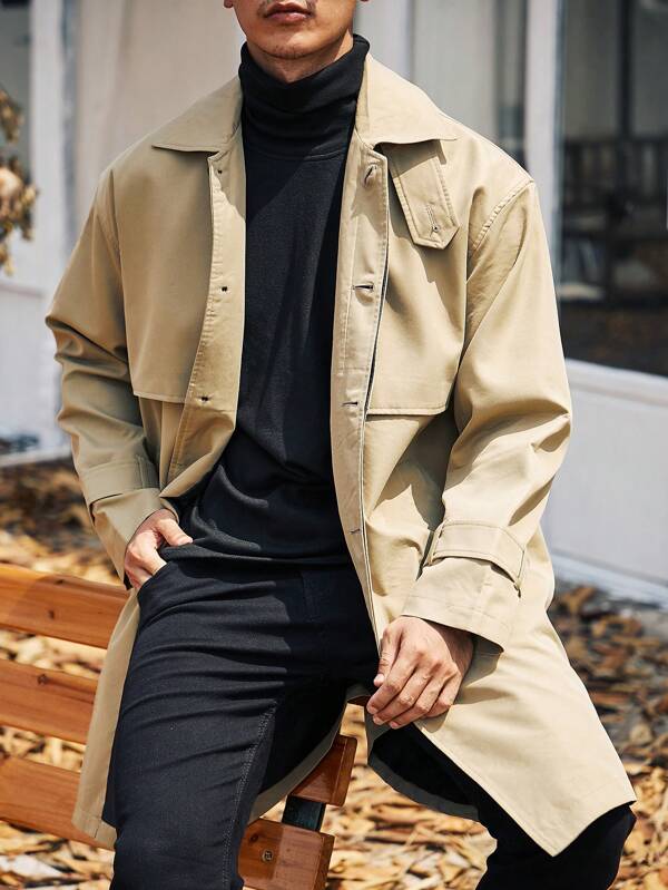 Beige Trenchcoat voor Heren | Daniel