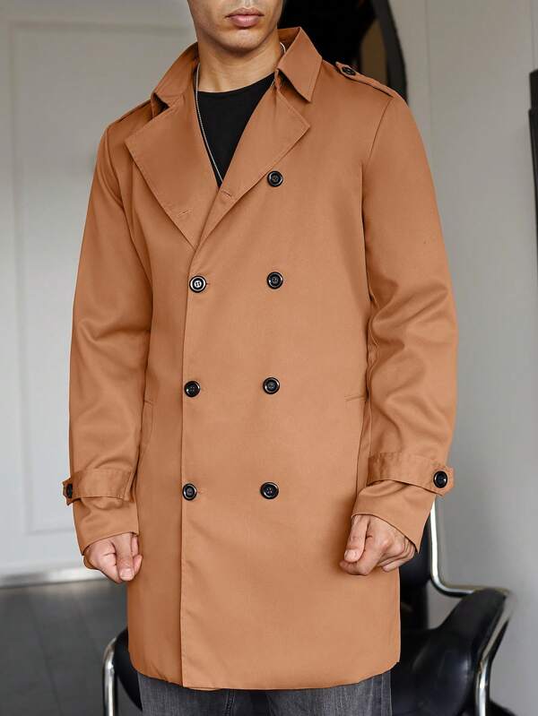 Caramel Elegance Lange Jacke | Damien