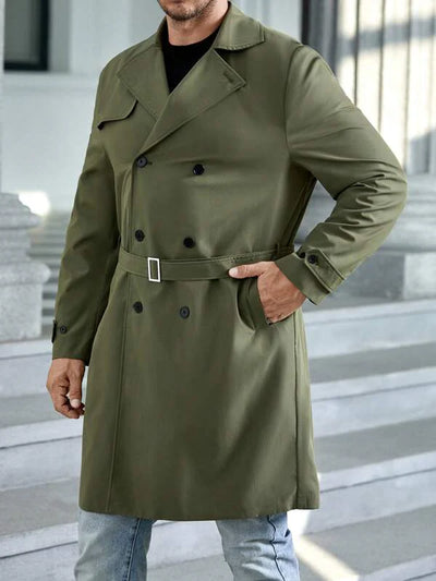 Waldgrüner Trenchcoat | Tobias