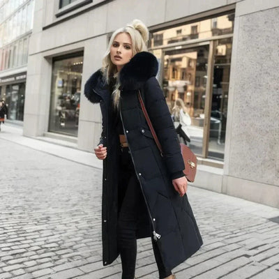 Modieuze Bont Trenchcoat voor Dames | Sophia