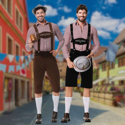 Driedelige Oktoberfest Lederhosen Set | Otto