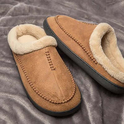 Slipper aus Wildleder | Ultrabequeme Hausschuhe