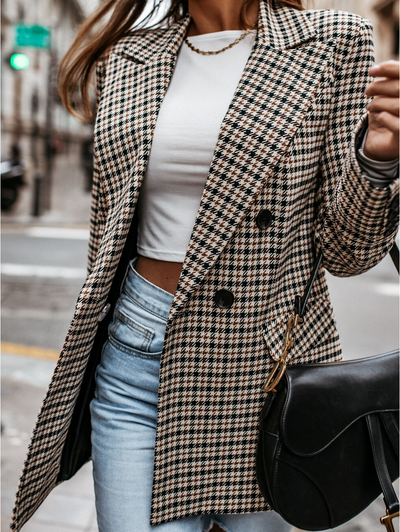 Karierter Blazer | Eliza