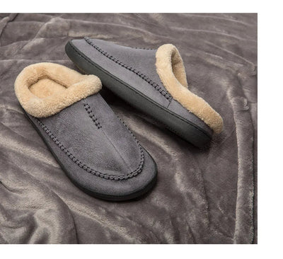 Slipper aus Wildleder | Ultrabequeme Hausschuhe