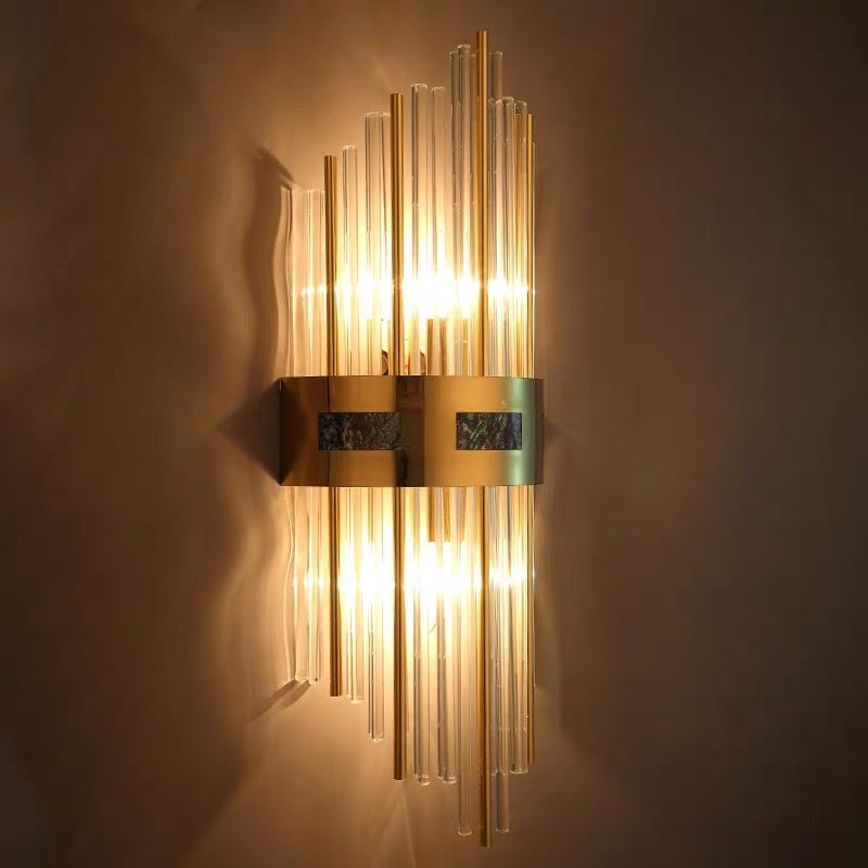 LuxeAura LED-Wandleuchte – Gold-Finish, perfekt für Wohnzimmer oder Schlafzimmer