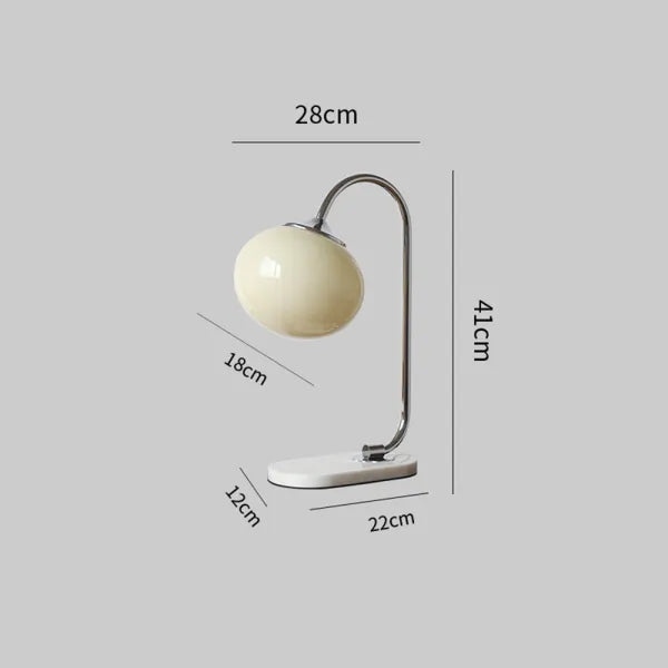 SoftLight Tischlampe aus Metall und Glas