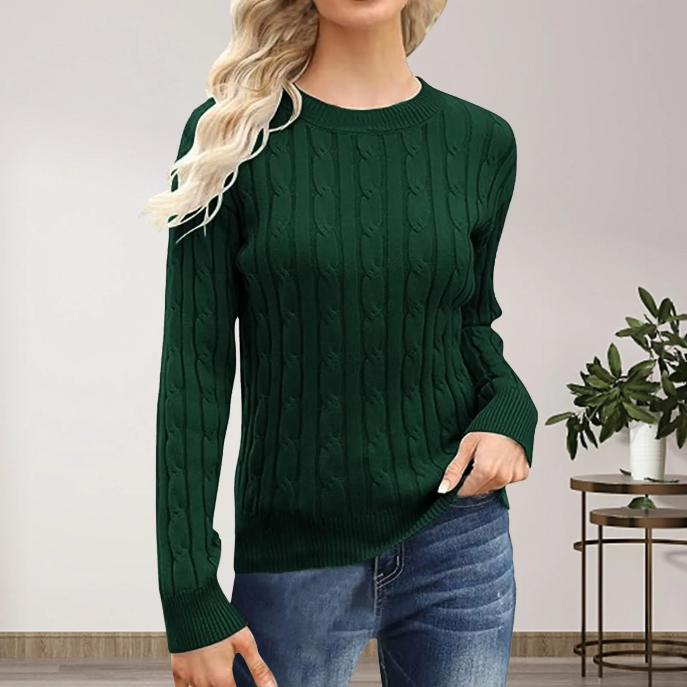 Zopfstrickpullover für Damen | Emma