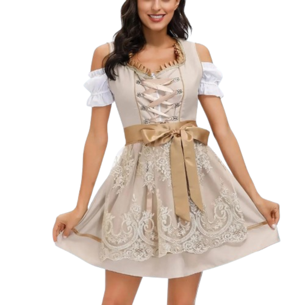 Oktoberfestkostüm mit Stickerei für Damen | Annika