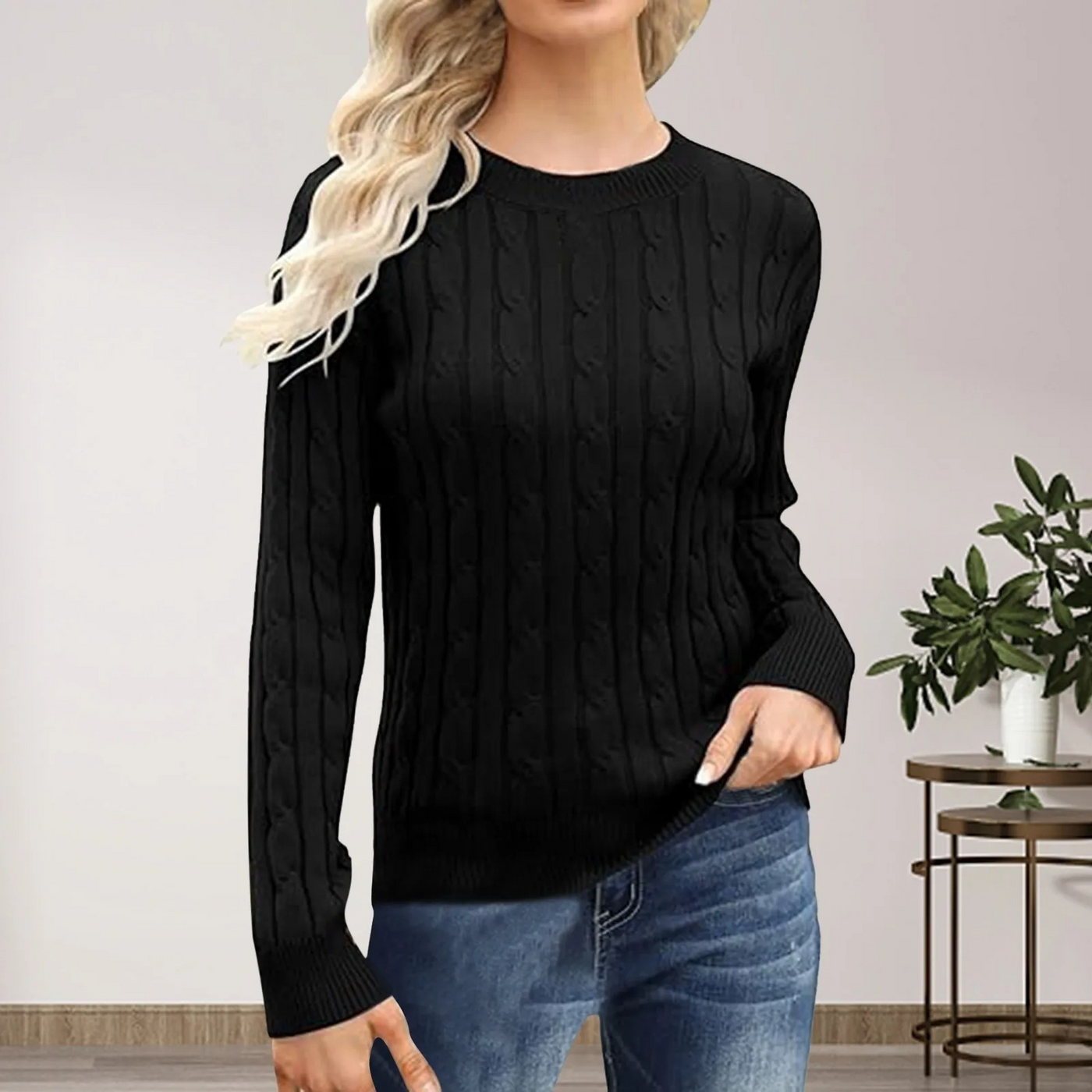 Zopfstrickpullover für Damen | Emma