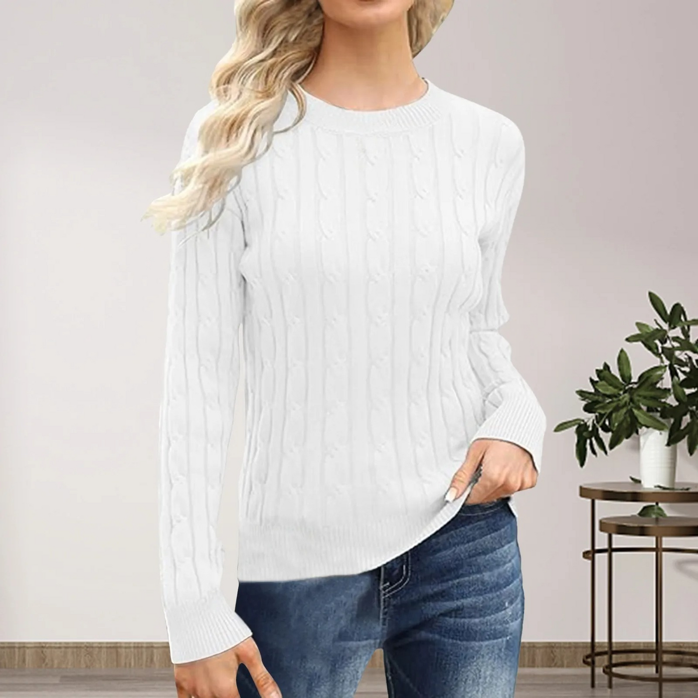 Zopfstrickpullover für Damen | Emma