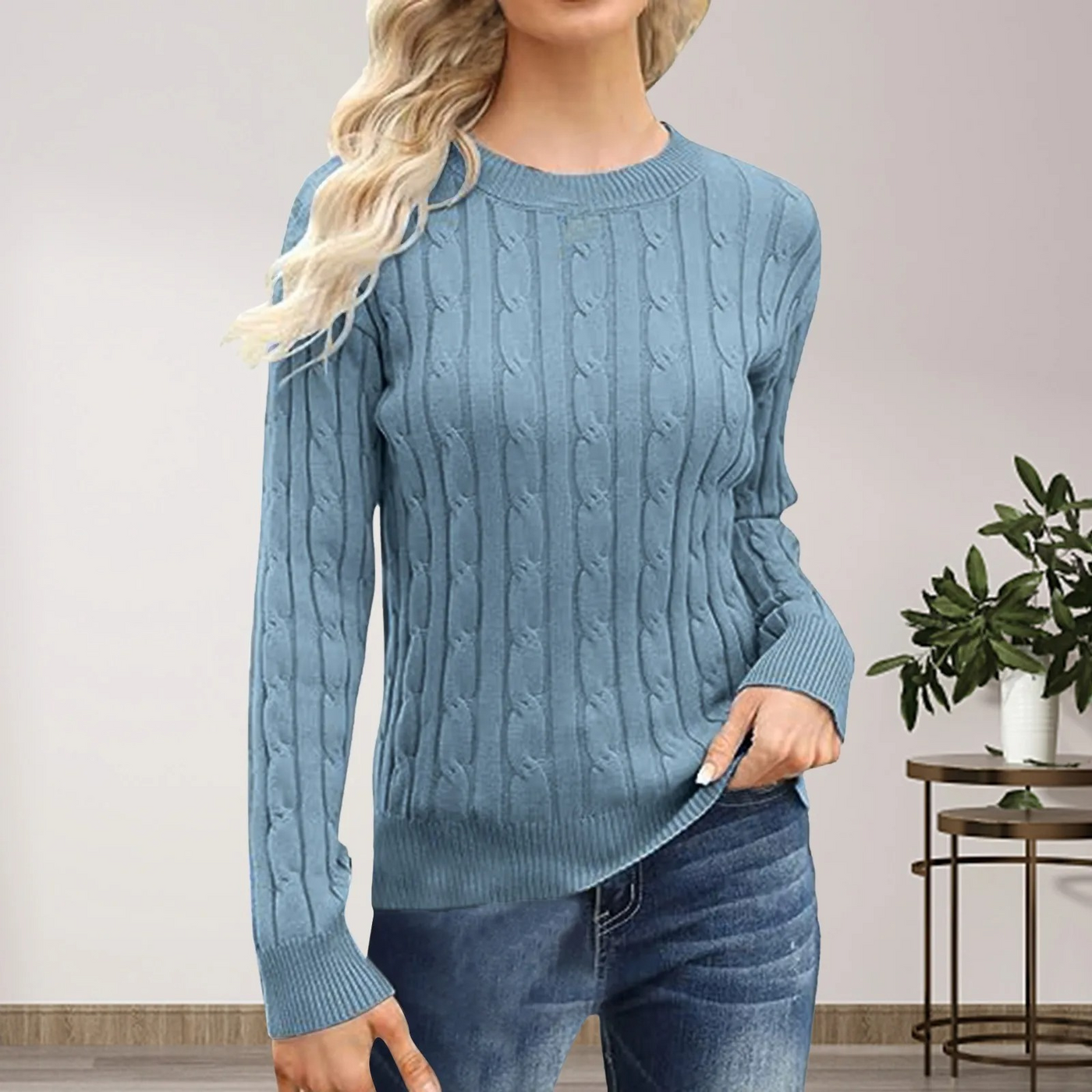 Zopfstrickpullover für Damen | Emma