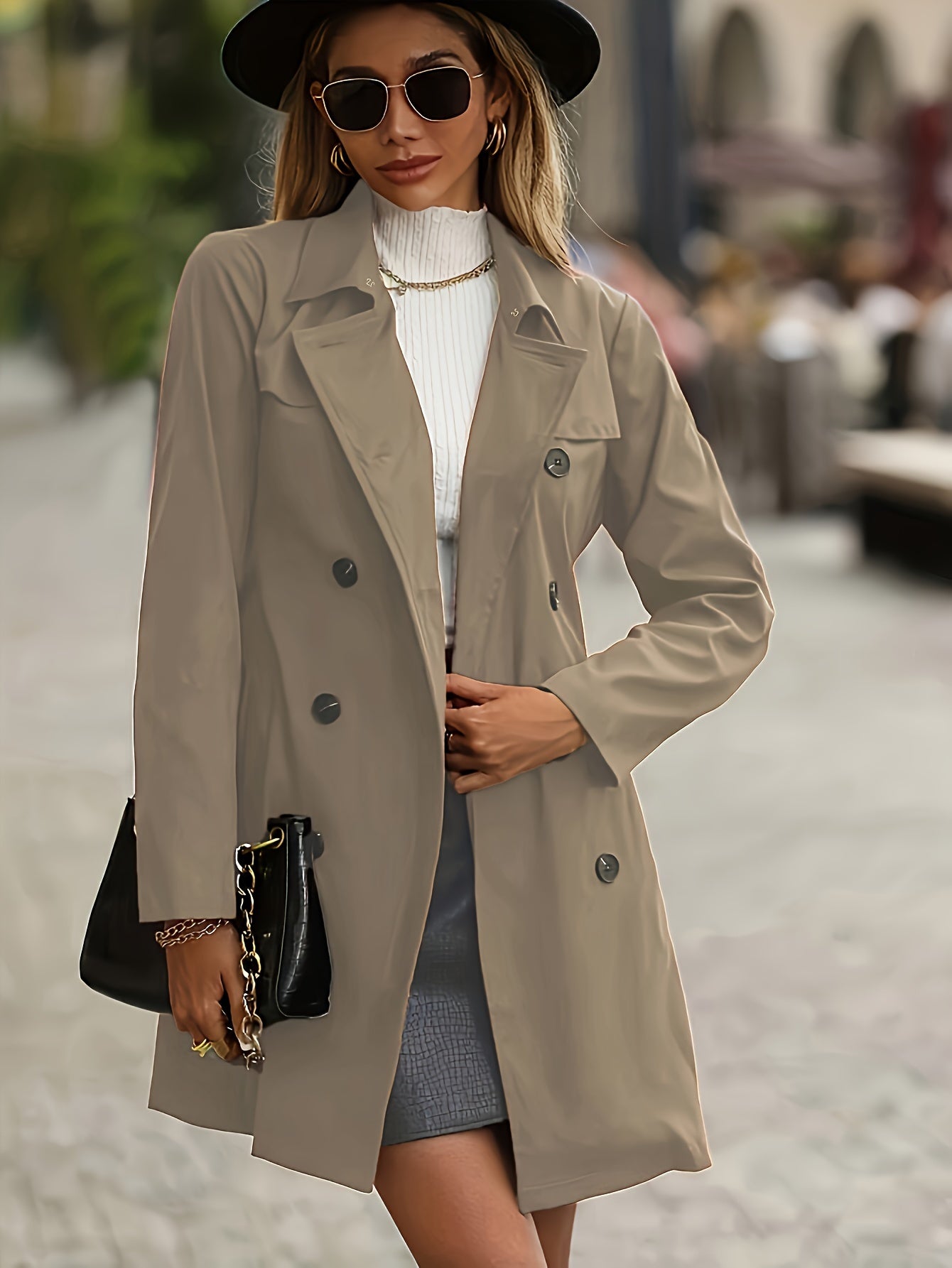 Stijlvolle Winter Trenchcoat voor Dames | Selina