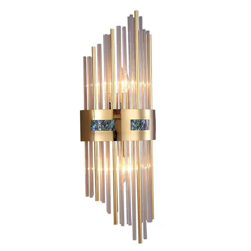 LuxeAura LED Wandlamp - Gouden Afwerking, Perfect voor Woonkamer of Slaapkamer