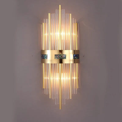 LuxeAura LED Wandlamp - Gouden Afwerking, Perfect voor Woonkamer of Slaapkamer