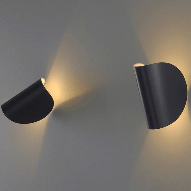 GeoLight | Geometrische LED-Wandleuchte mit 4 Farboptionen für den Innen- und Außenbereich – Metalldesign