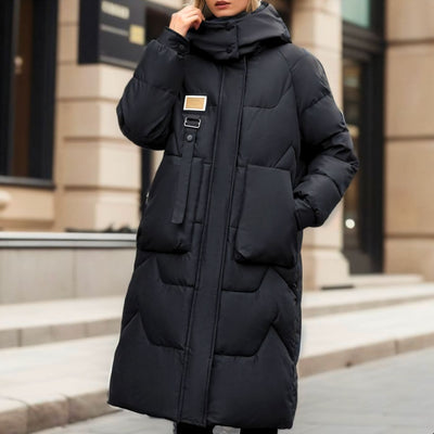 Langer Winterparka-Mantel für Damen | Aurora