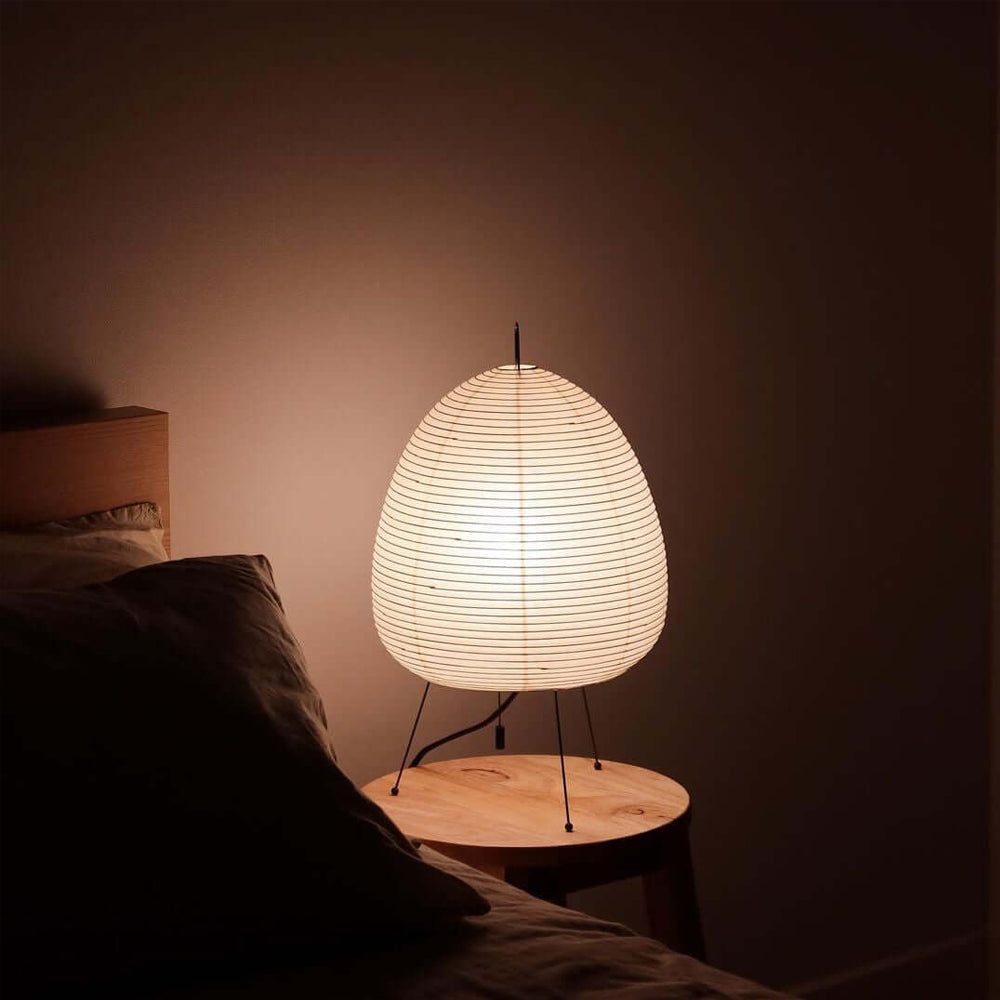 WashiLicht | Elegante Tischlampe aus traditionellem Washi-Papier