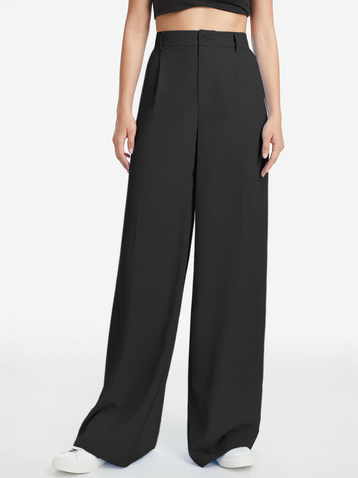 Hoge Taille Wide Leg Relaxte Broek | Mila