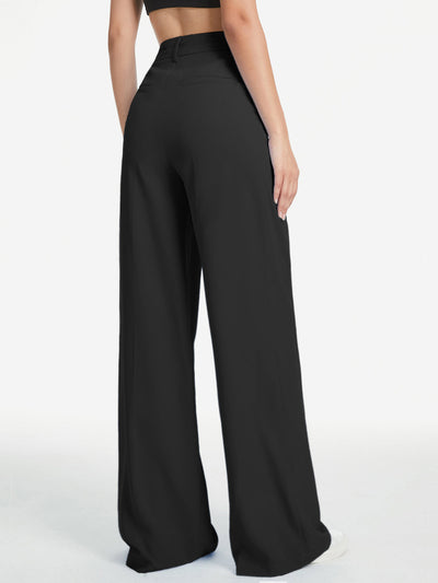 Hoge Taille Wide Leg Relaxte Broek | Mila