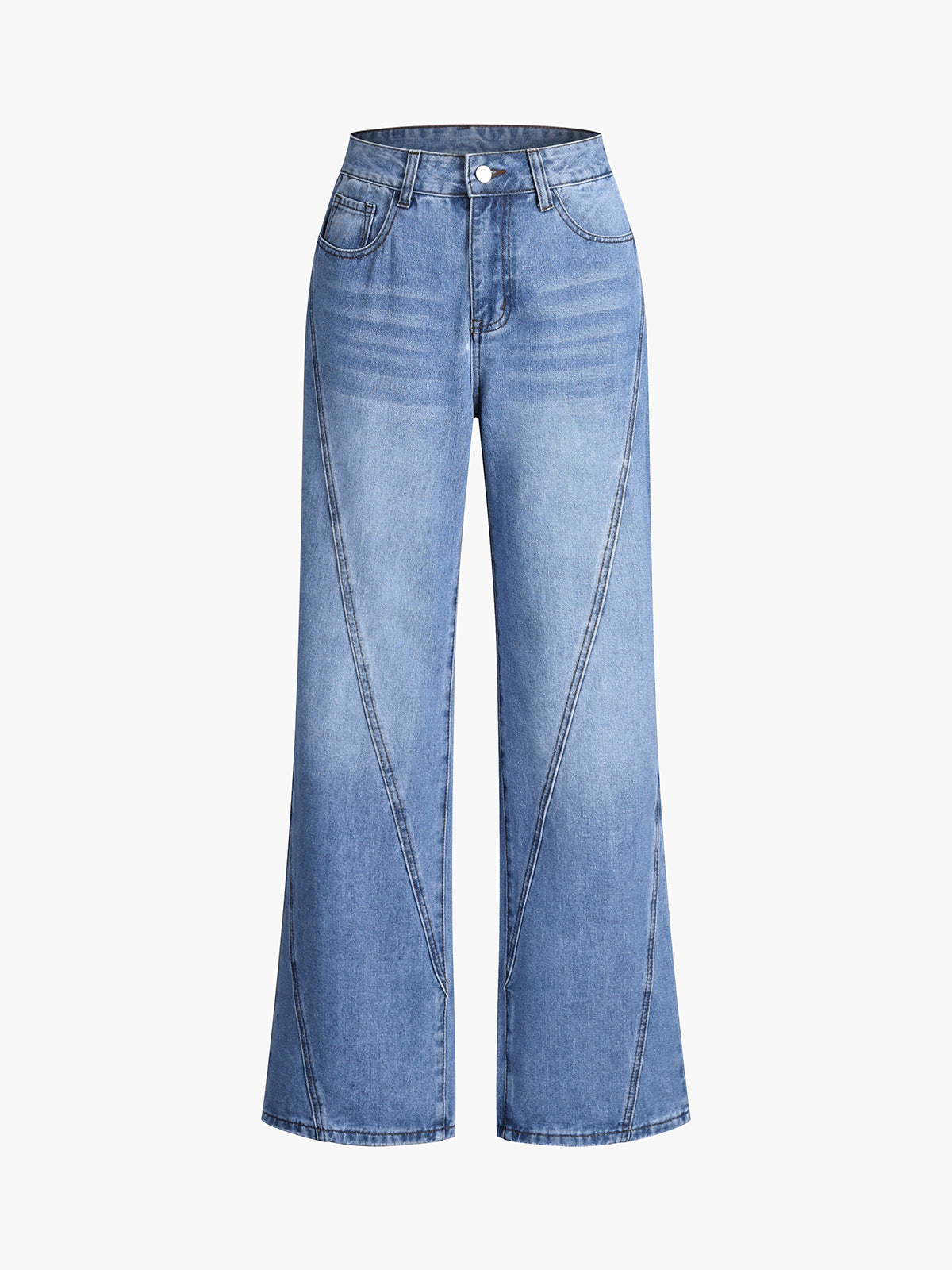 Vintage Denim Rechte Broek | Sofia