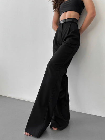 Hoge Taille Wide Leg Broek | Lena