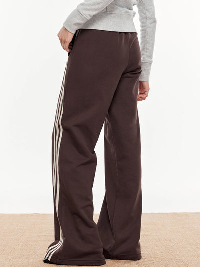 Gestreepte Patchwork Broek met Elastische Taille | Ella