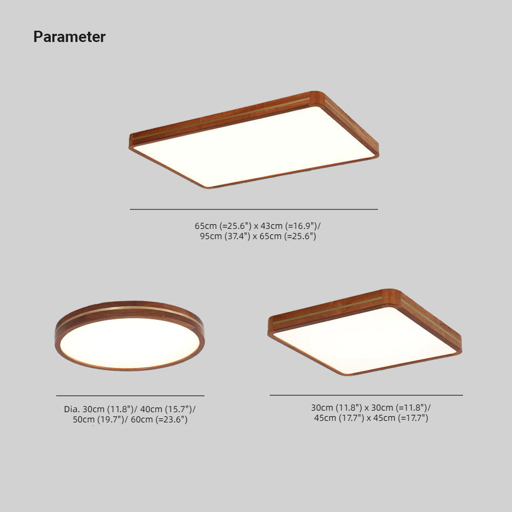 Wazor Moderne Deckeneinbauleuchte aus Metall/Acryl für Schlafzimmer/Wohnzimmer