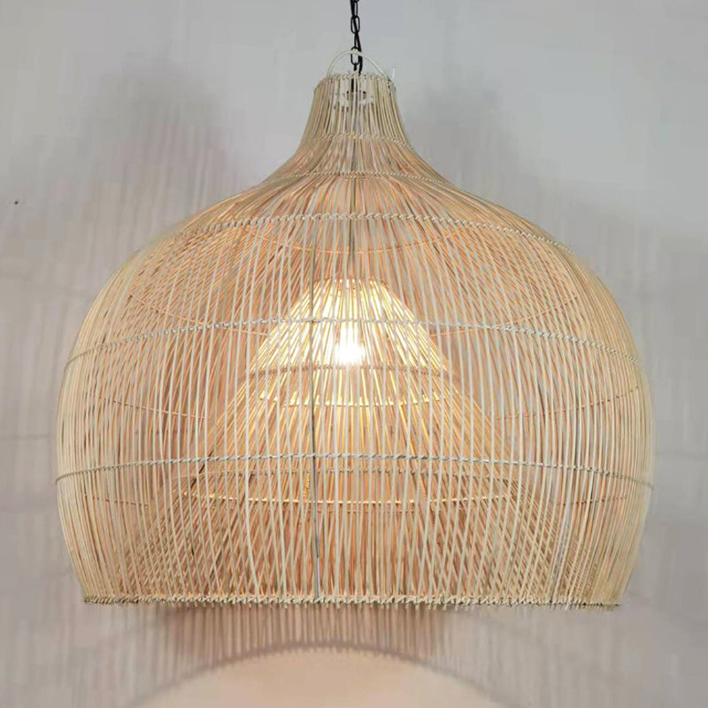 Romus Vintage Handgemaakt Rieten Hanglamp Woonkamer