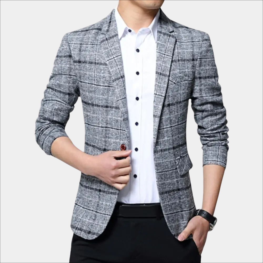 Casual Geruite Herenblazer | Ethan