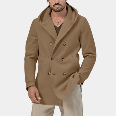 Casual Trenchcoat voor Heren met Capuchon | Noah