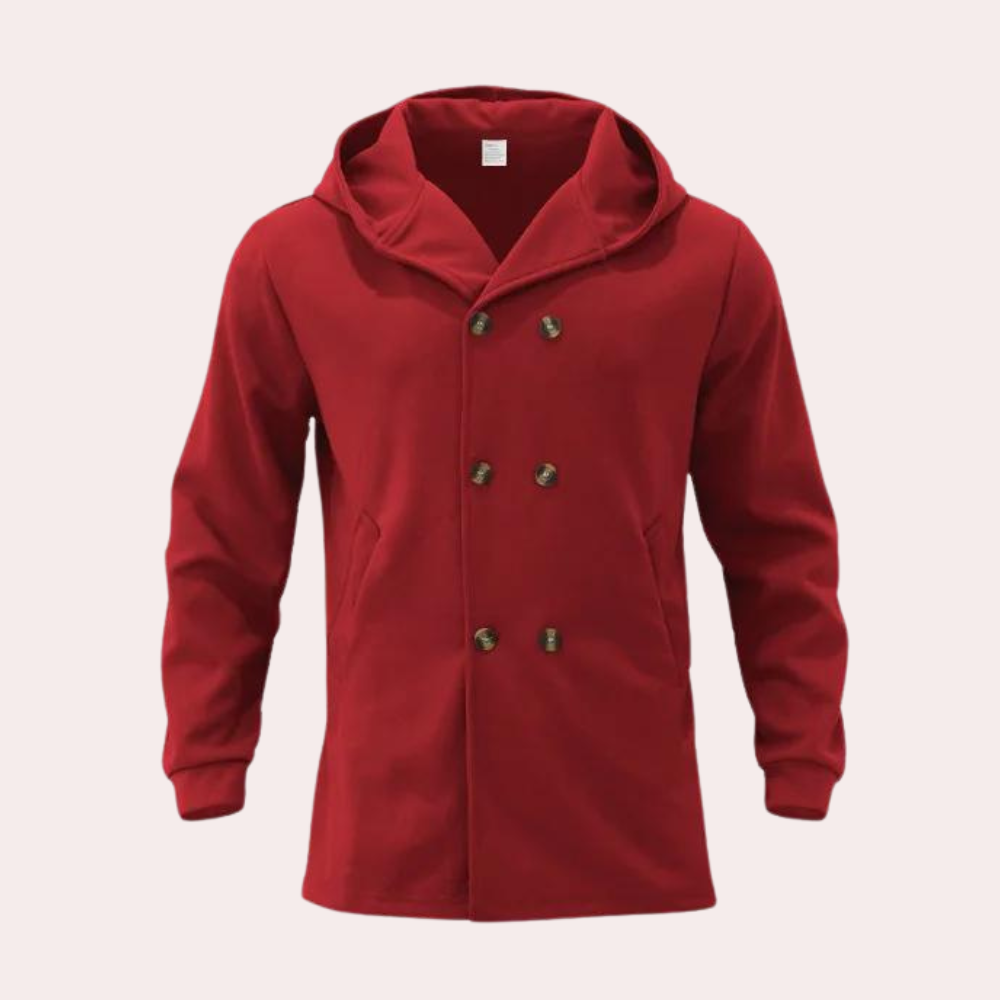 Casual Trenchcoat voor Heren met Capuchon | Noah