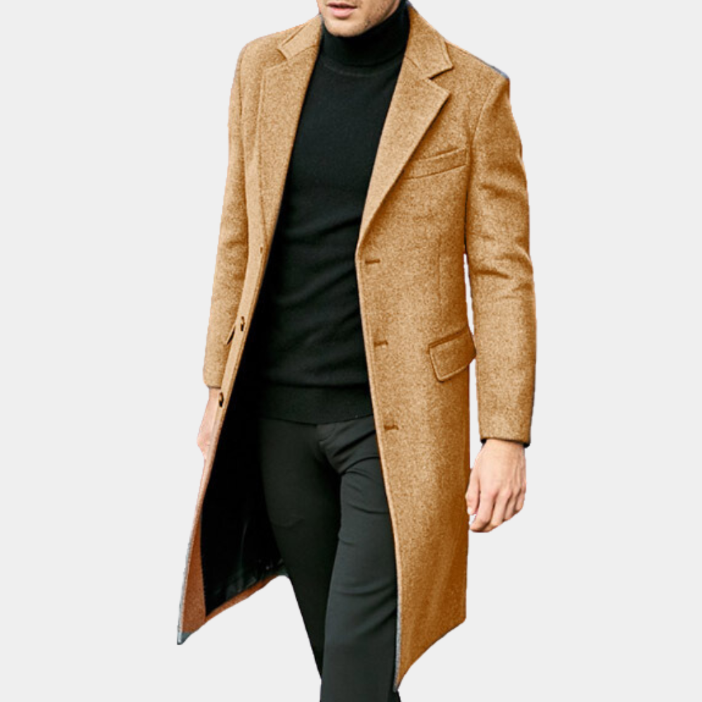 Stilvoller klassischer Trenchcoat für Herren | Alexander