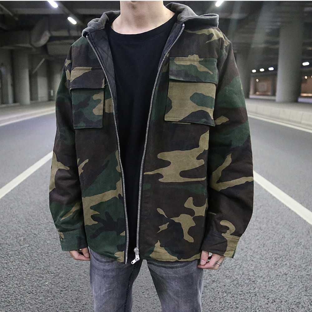 Urban Camo Herren-Hoodie | Einzelgänger