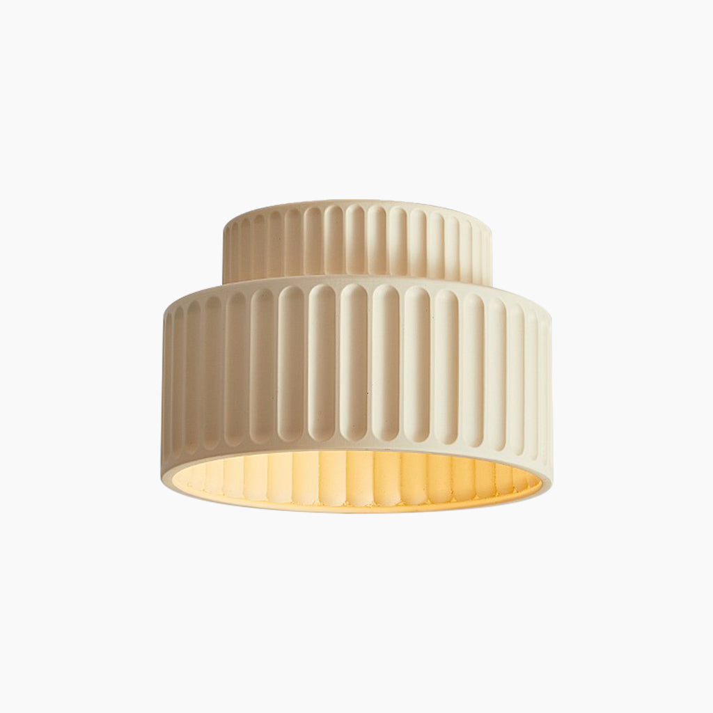 Nordic Glow Plissé Plafondlamp / Hanglamp – Crème Geplooid Ontwerp in 4 Kleuren