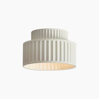 Nordic Glow Plissé Plafondlamp / Hanglamp – Crème Geplooid Ontwerp in 4 Kleuren