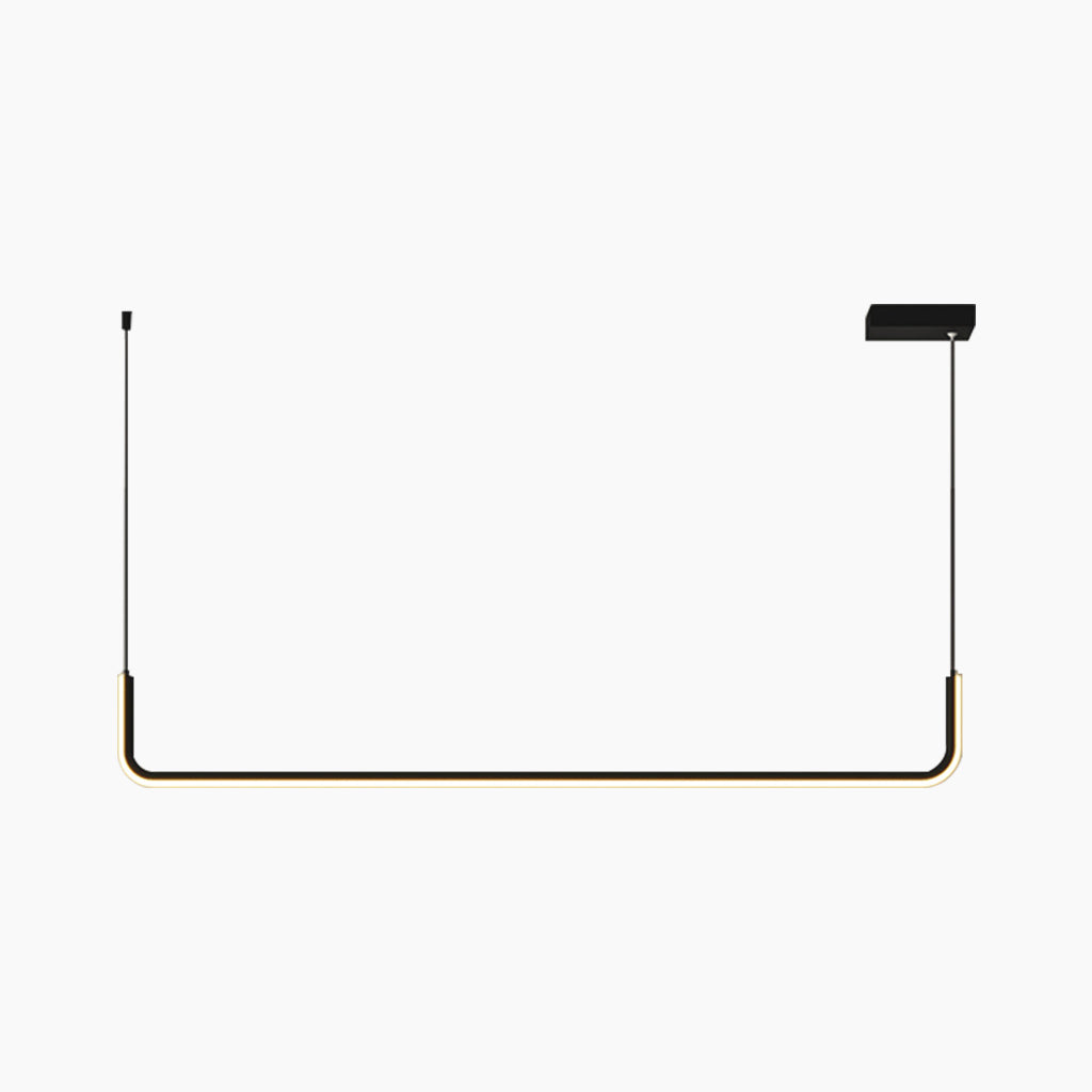 LuxeLinea LED Kroonluchter – Elegante Lineaire Hanglamp met Dimbare Verlichting