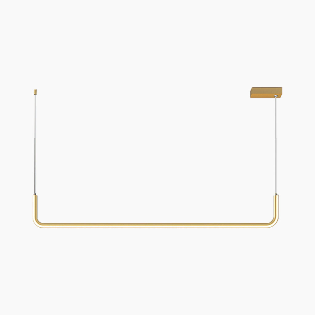 LuxeLinea LED Kroonluchter – Elegante Lineaire Hanglamp met Dimbare Verlichting