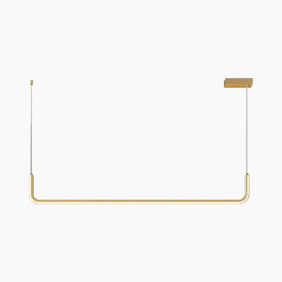 LuxeLinea LED Kroonluchter – Elegante Lineaire Hanglamp met Dimbare Verlichting