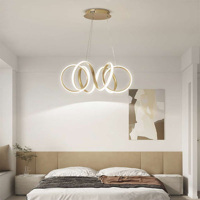 LuxeRing LED Hanglamp – Elegante Minimalistische Cirkelvormige Verlichting met Dimbare Functie