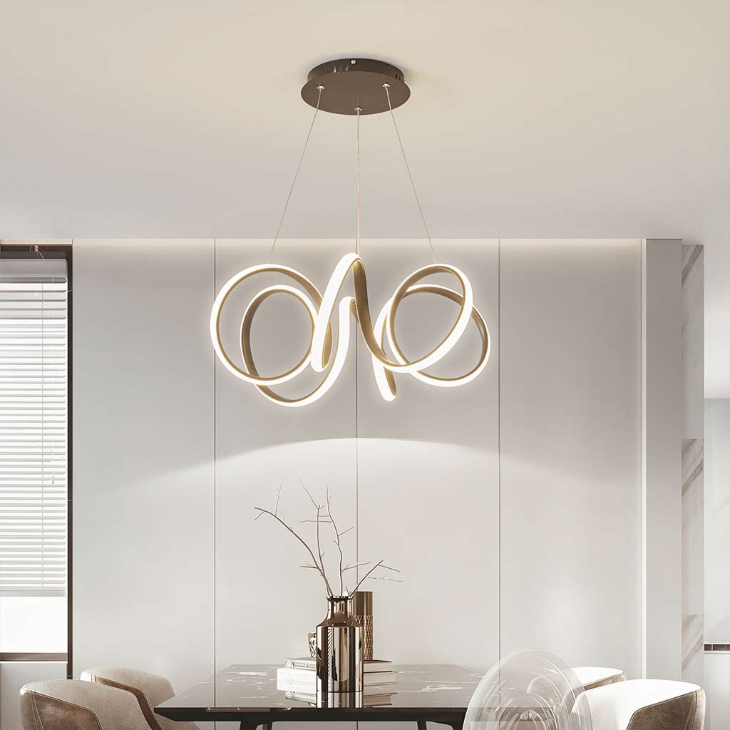 LuxeRing LED Hanglamp – Elegante Minimalistische Cirkelvormige Verlichting met Dimbare Functie